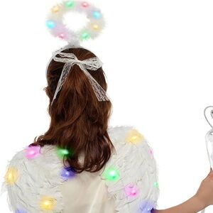 Kids Light Up Angel Halo and Wings